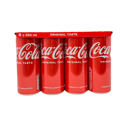 Coca Cola Regular Cans 8x330ml