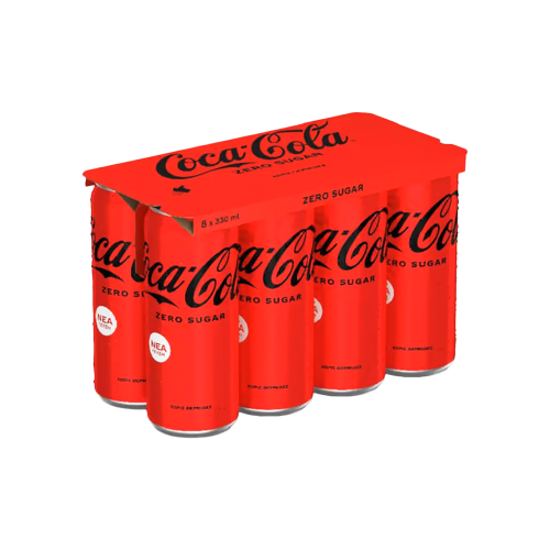 Coca Cola Zero Cans 8x330ml